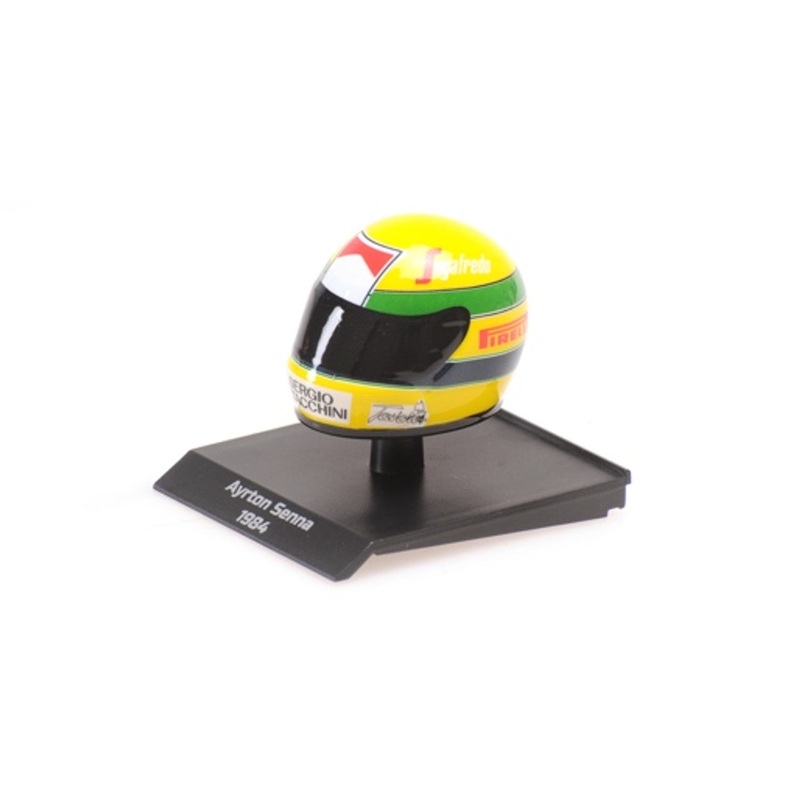 [ETA:  Mar 2026 ] MiniChamps 1/10 HELMET - AYRTON SENNA - 1984