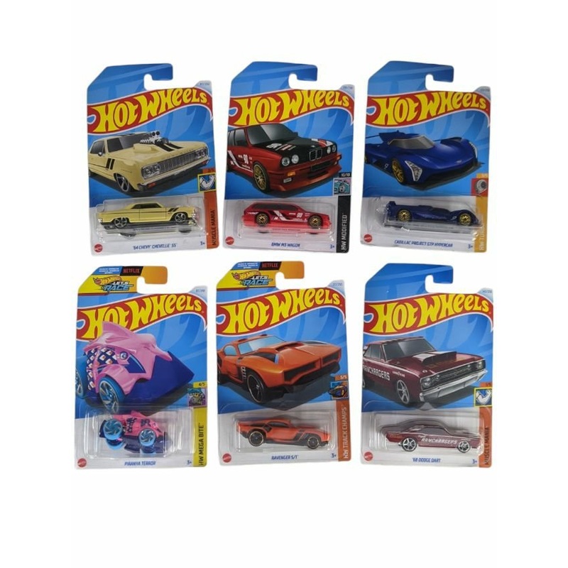 EXCLUSIVE Hot Wheels indian Car Mainlines (179 Each) as set of six np 10