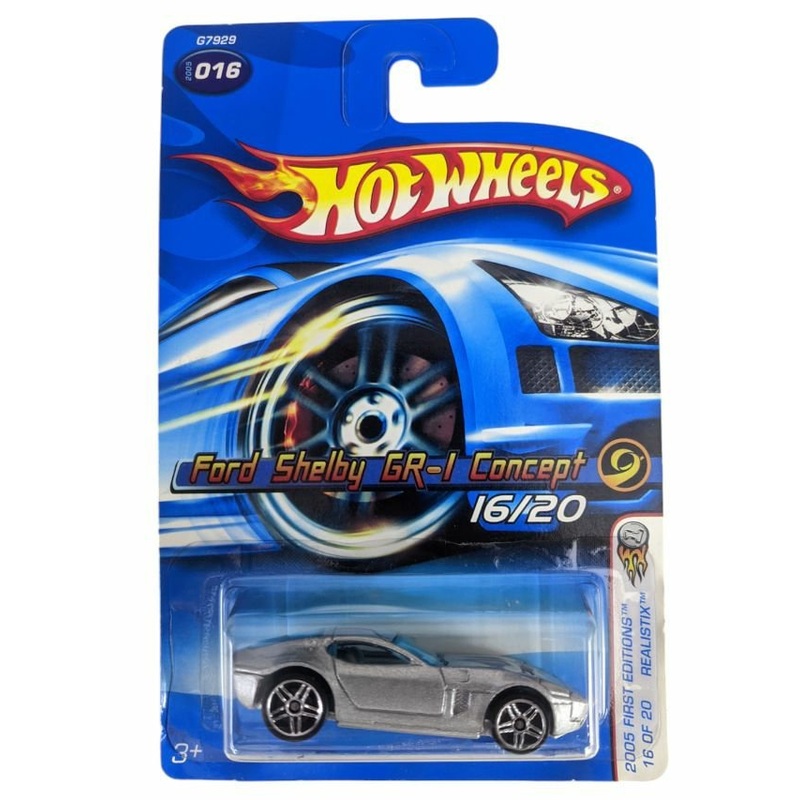 Hotwheels 2005 first edition realstix Ford Shelby gr-1 concept