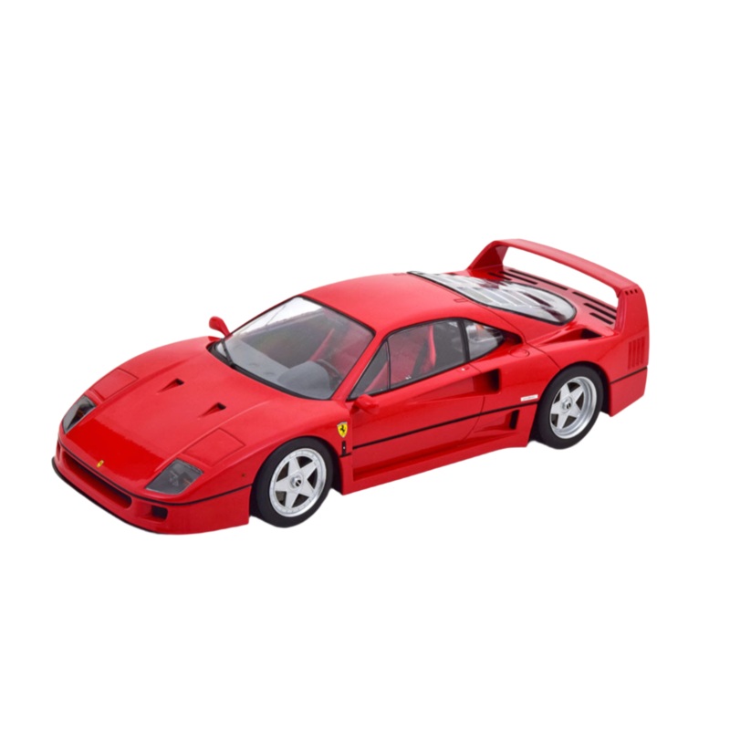 KK Scale 1987 Ferrari F40 Ferrari Red w/ Red Interior 1:18