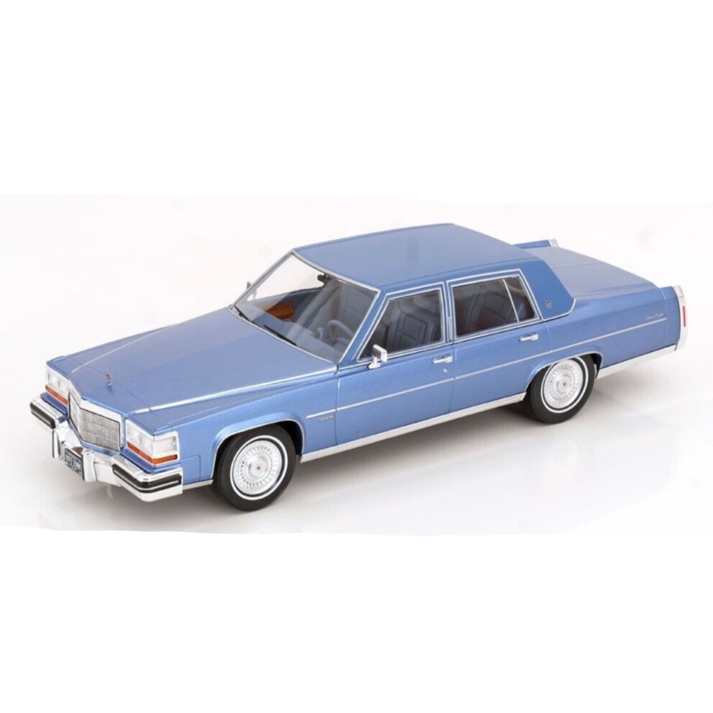 MCG 1982 Cadillac Fleetwood Brougham Light Blue Metallic 1:18