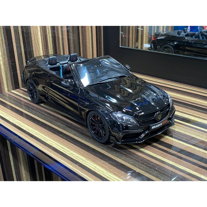1/18 Diecast Mercedes-Benz Brabus 650 Black GT Spirit Scale Model Car