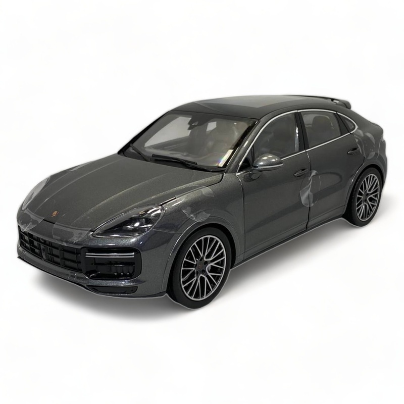 1/18 Diecast Norev Porsche CAYENNE TURBO COUPE 2019 in Grey Model Car