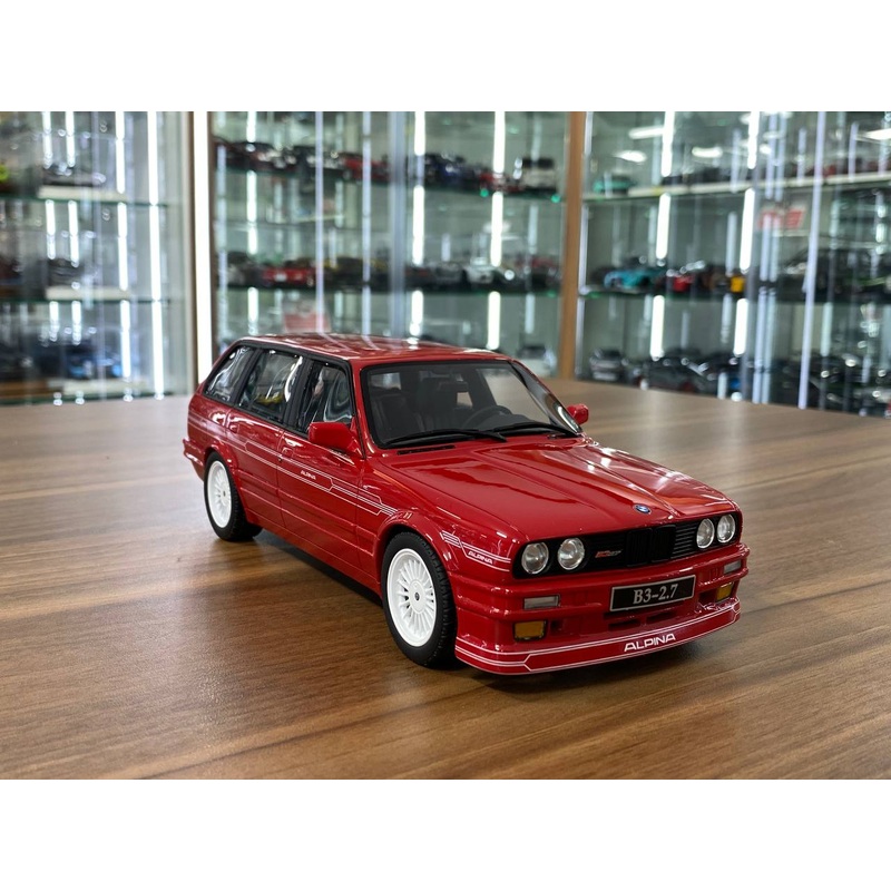 1/18 Resin Otto Mobile BMW Alpina B# 2.7 E30 Touring 1990 Brilliant Red Limited 3000 pcs