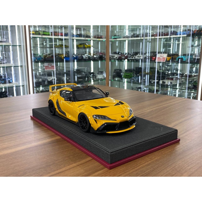 1/18 Resin Toyota Supra GR MK5 TRD 3000GT Concept 2019  Make Up Lightning Yellow