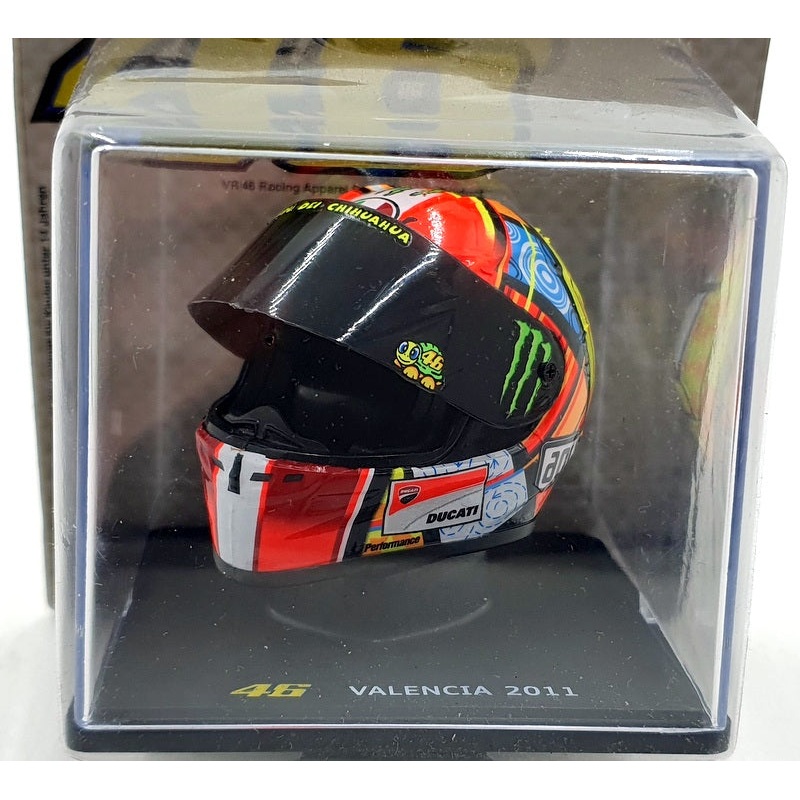 Altaya 1/5 Scale MT9ALA0015 Helmet MotoGP Valentino Rossi Valencia 2011 #46