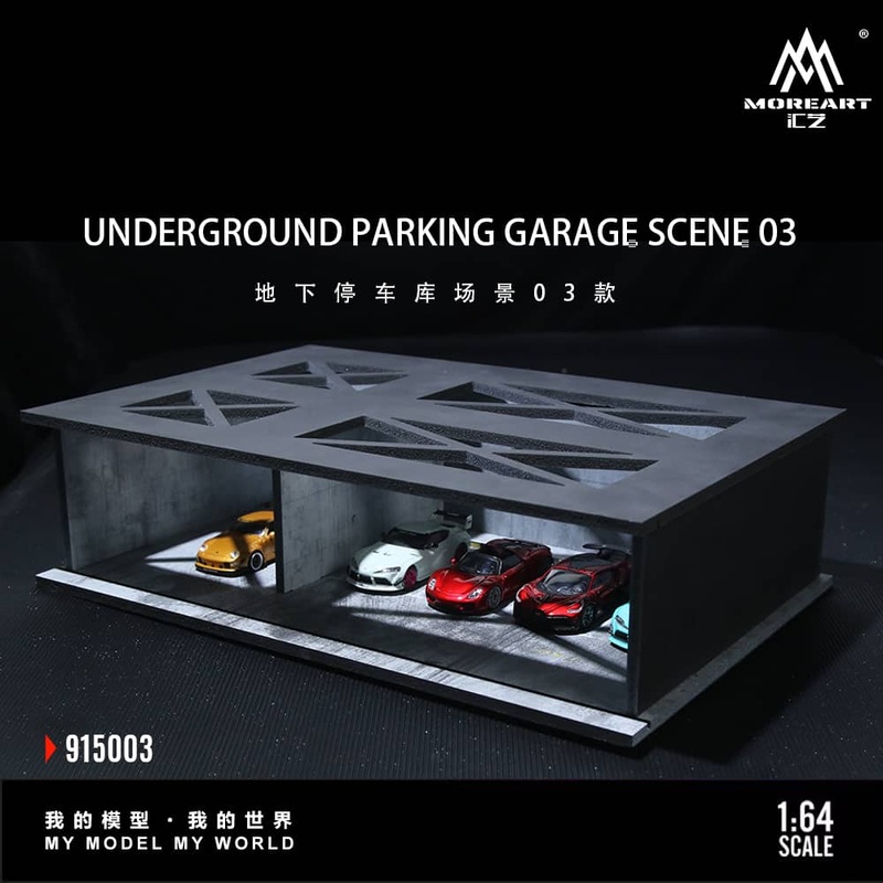 [ETA:  Jan 2026 ] MoreArt 1/64 ABS Underground 03 Parking Lot Size: 30 x 20 x 8cm