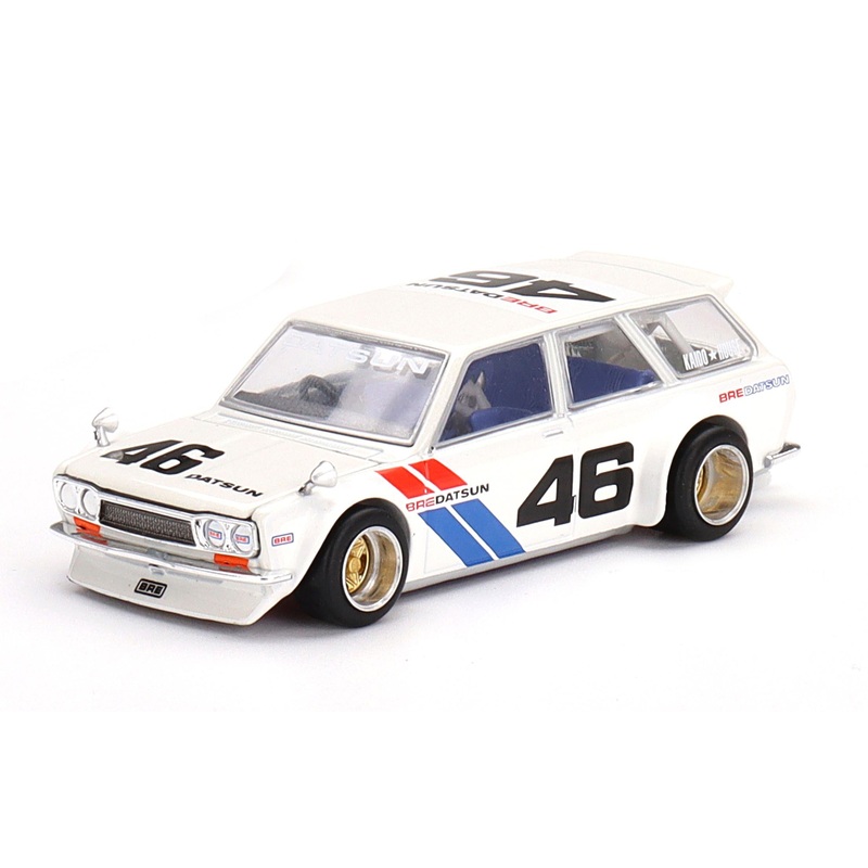 Mini GT 1/64  KaidoHouse  Datsun 510 Wagon BRE V2  White