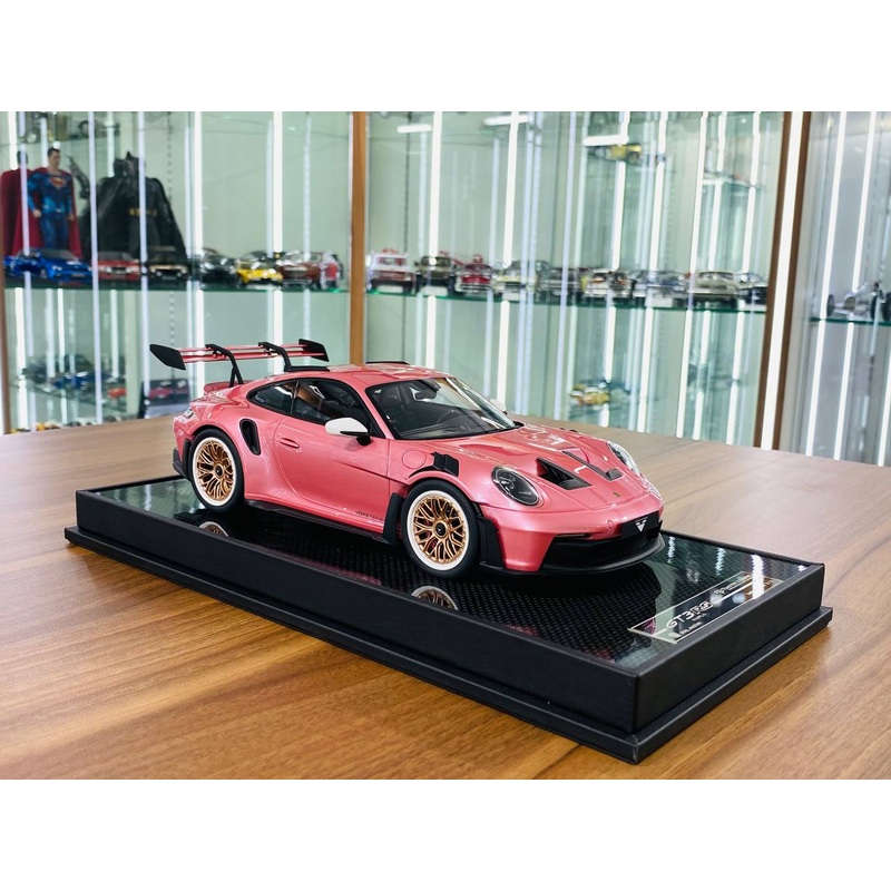 1/18 Resin Model - Timothy & Pierre Porsche 911 GT3 RS Pink Vorsteiner