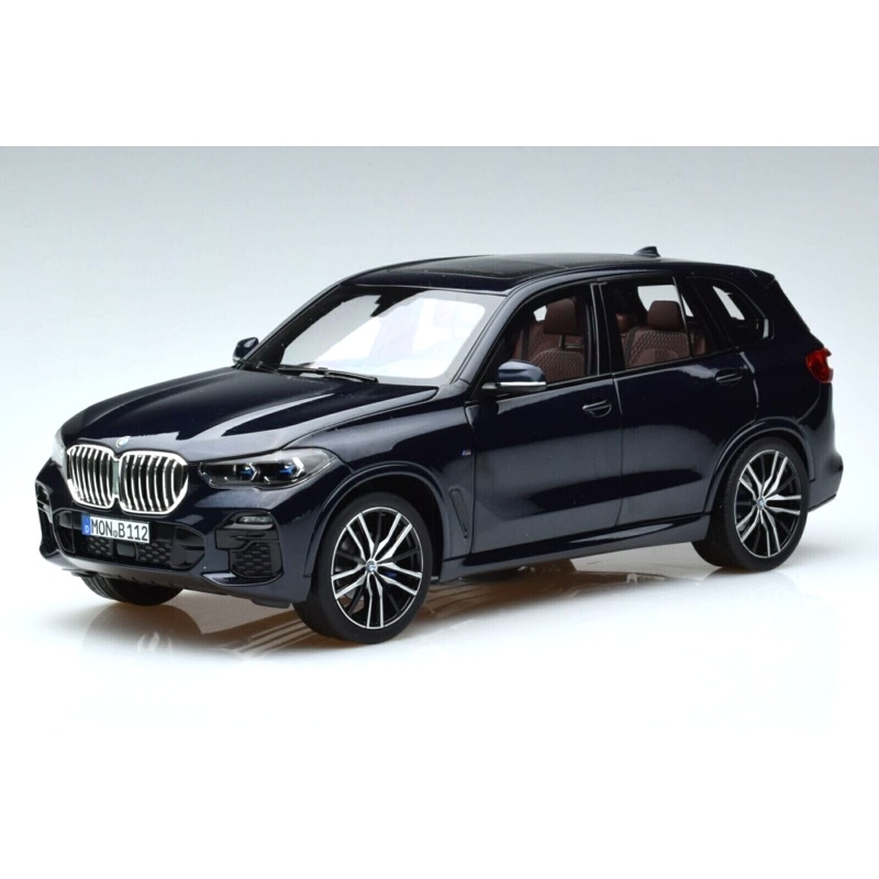 Norev 2019 BMW X5 4.0i X-Drive M-Sport (G05) Dark Blue Metallic 1:18