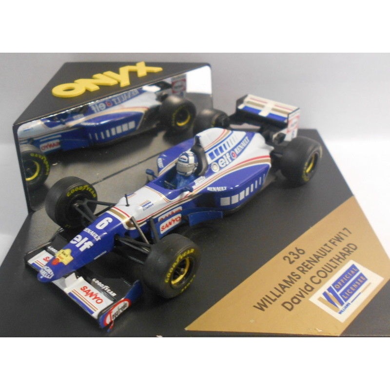 Onyx 1/43 Scale - 236 WILLAMS RENAULT FW17 DAVID COULTHARD