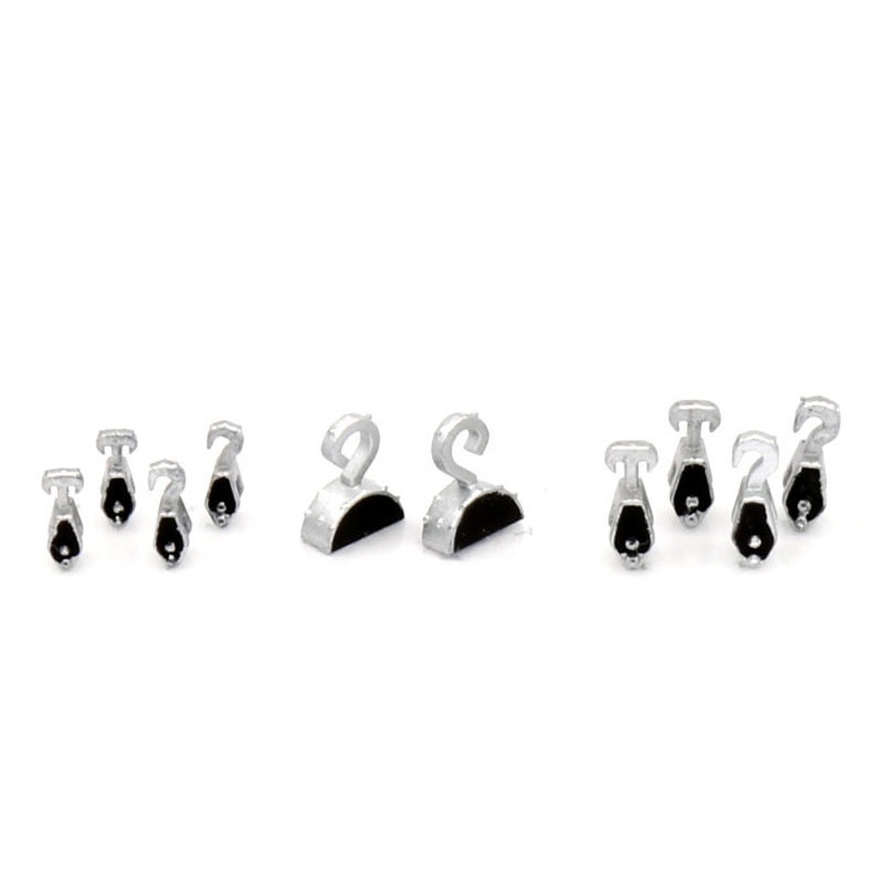 Ready-made model crane hook set, 10 pieces