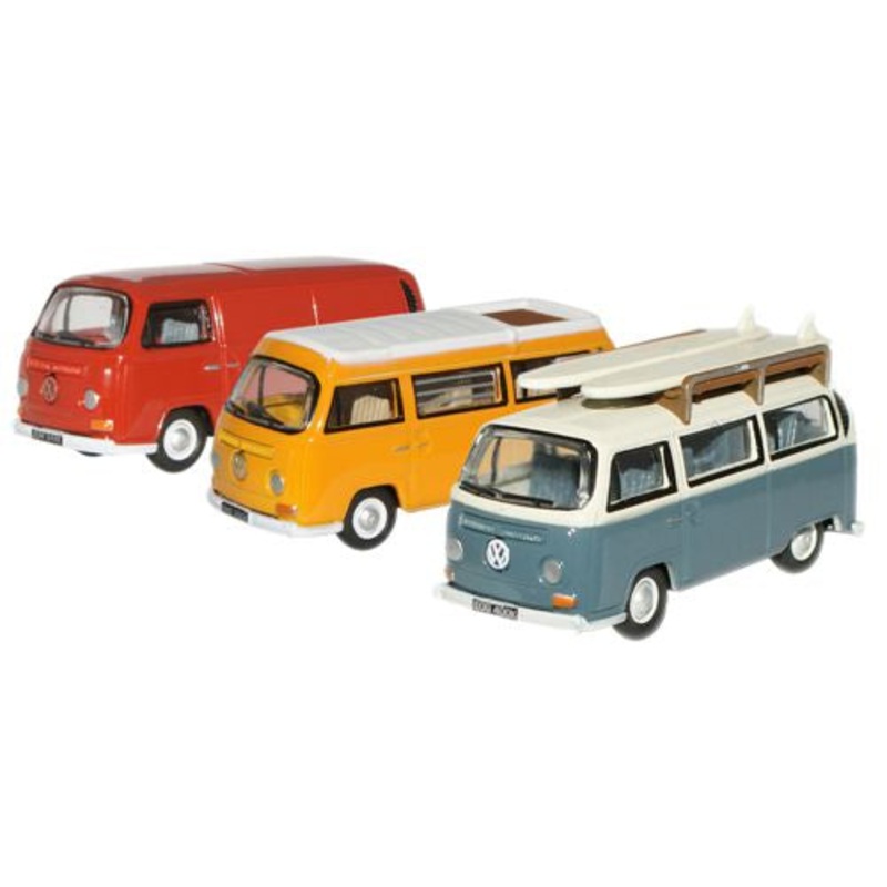 VW Bay Window Set Van/Bus/Camper - 1:76 Scale
