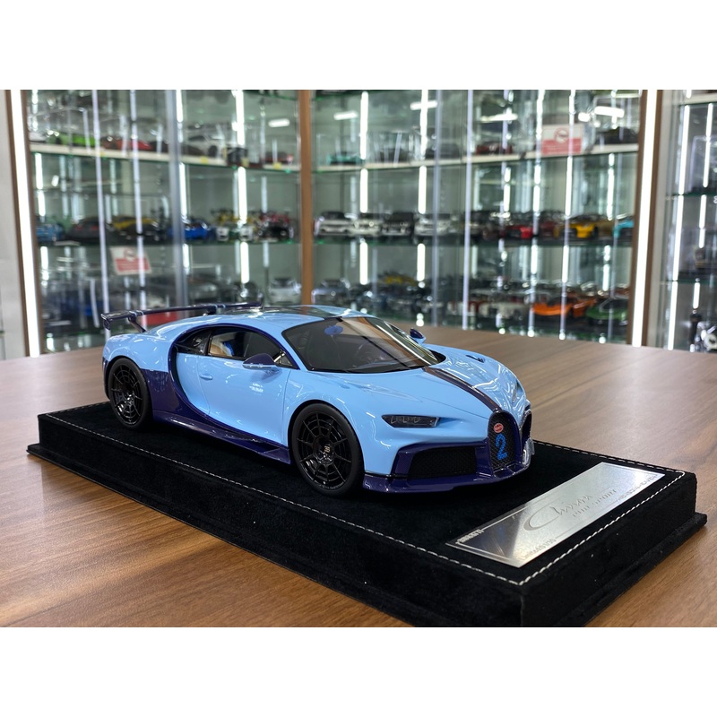1/18 HH Bugatti Chiron Pur Sport  Azzurro La Plata blue  Limited Edition of 30