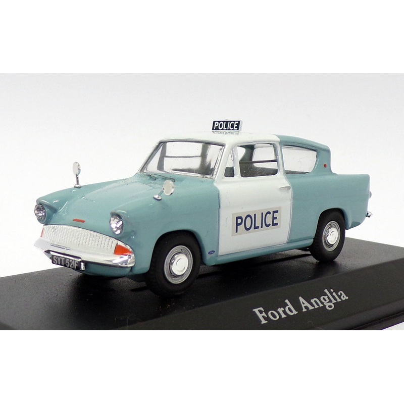 Atlas Editions 1/43 Scale 4 650 103 - Ford Anglia - Metropolitan Police Car