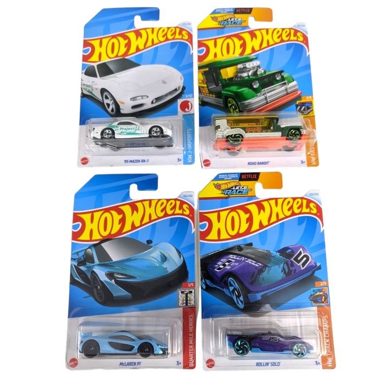 EXCLUSIVE Hot Wheels indian Car Mainlines (179 Each) as set of four