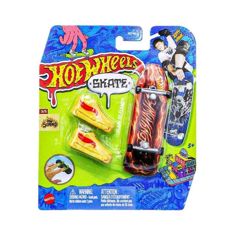 EXCLUSIVE Hotwheels Skate Claim to Flame
