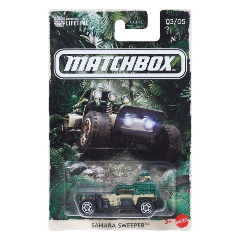 Matchbox Sahara Sweeper Imported Mainline Card Art 1:64 Scale