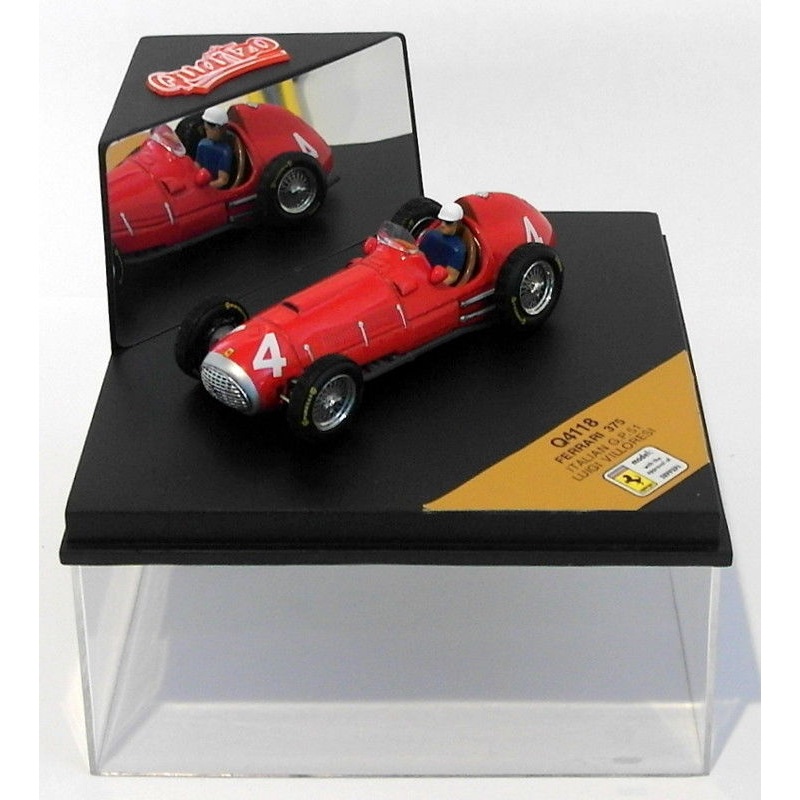 Quartzo 1/43 Scale Q4118 - Ferrari 375 F1 - Italian GP 1951 - #4 L.Villoresi