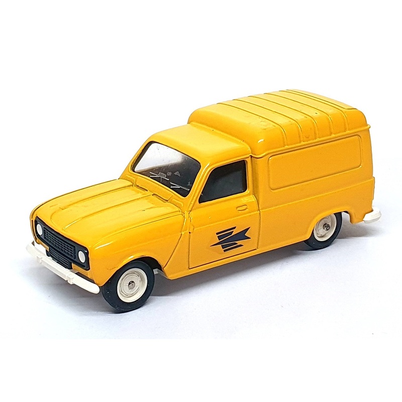 Solido 1/43 Scale Diecast No. 42 - Renault 4 Van - Yellow