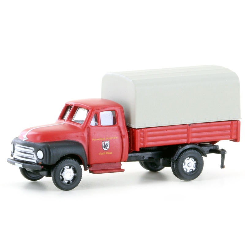 Truck Opel Blitz flatbed/tarpaulin volunteer fire department