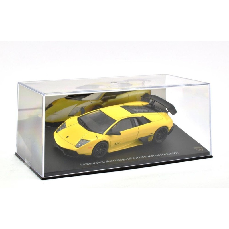 Altaya 1/43 Scale JT03 Lamborghini Murcielago LP 670-4 Superveloc Yellow - 2009