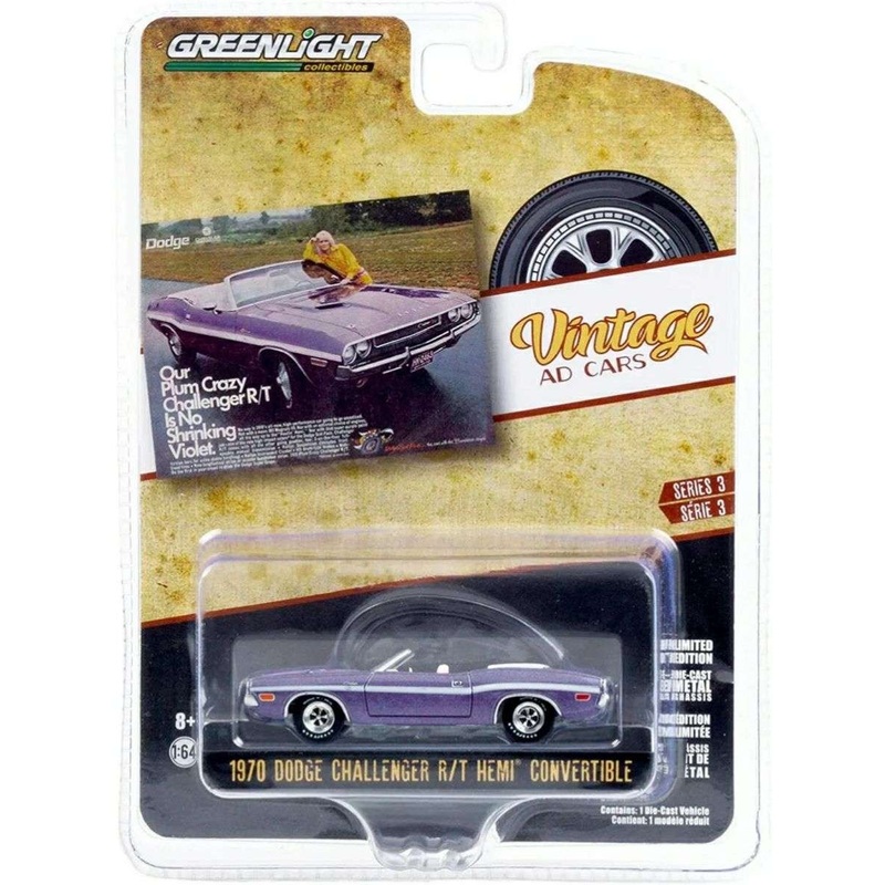 Greenlight 1970 Dodge Challenger R/T Hemi Convertible