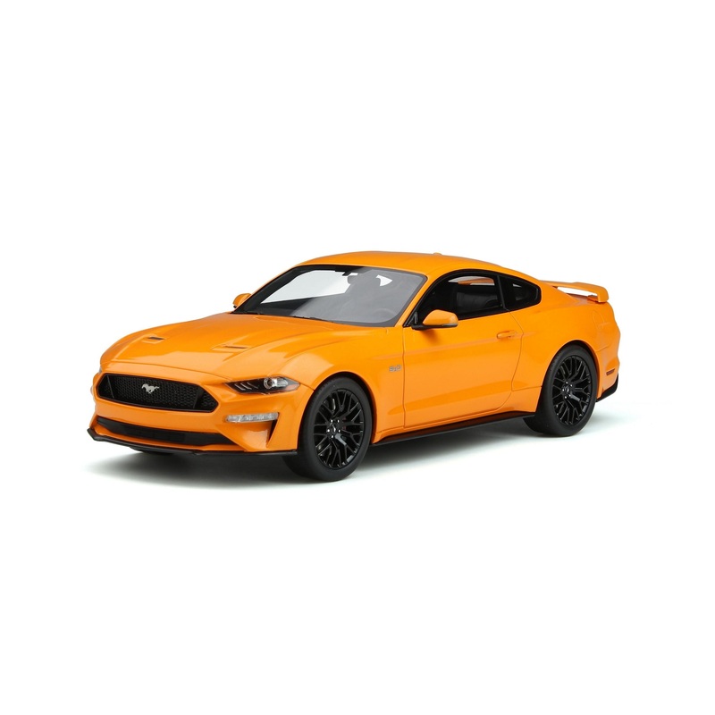 GT Spirit 2019 Ford Mustang GT 5.0 Coupe Orange Fury 1:18 RESIN