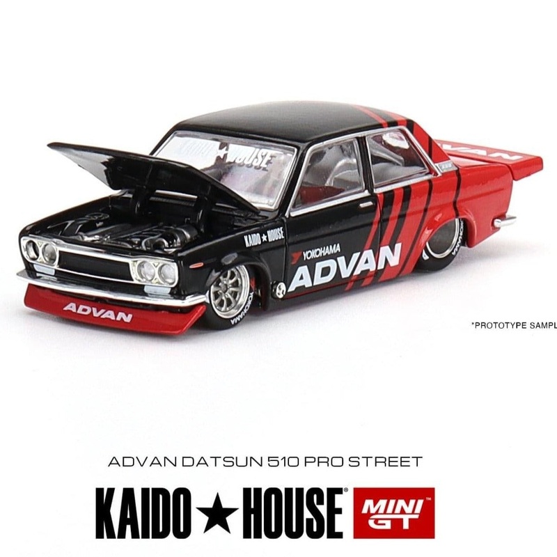 Mini GT 1/64 KaidoHouse Datsun 510 Pro Street ADVAN