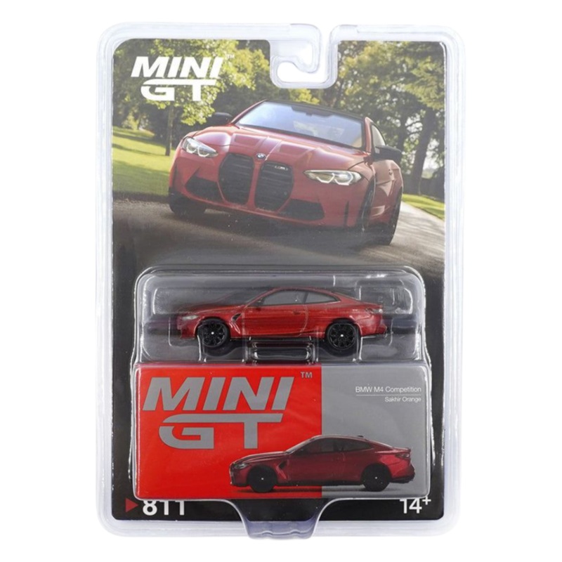 Mini GT BMW M4 Competition (Sakhir Orange) Code-811 1:64 Scale