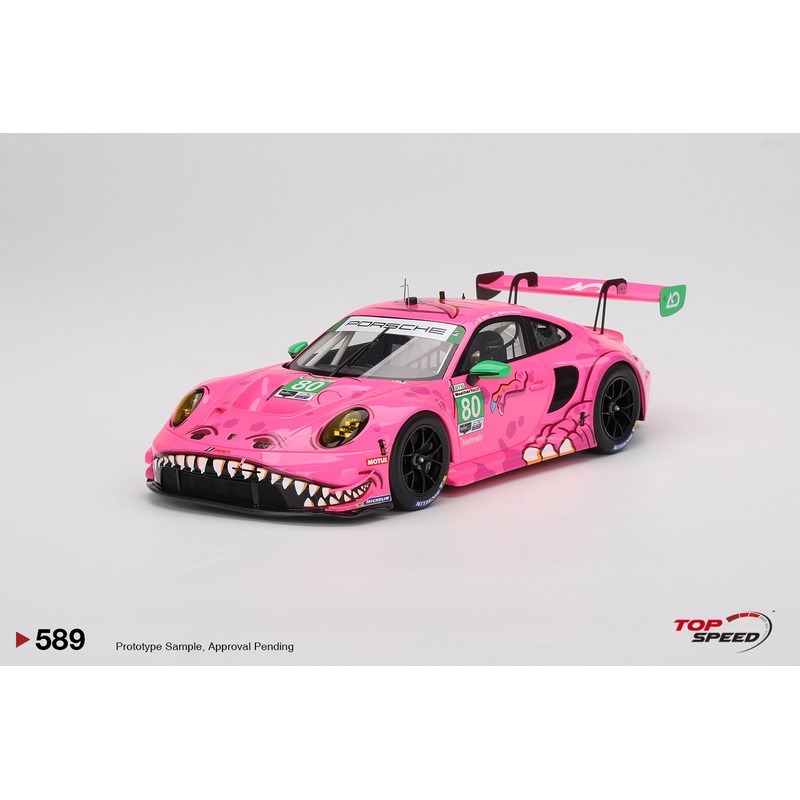 Topspeed Porsche 911 GT3 R (992) #80 Roxy AO Racing 2024 IMSA Michelin GT Challenger at VIR 1:18