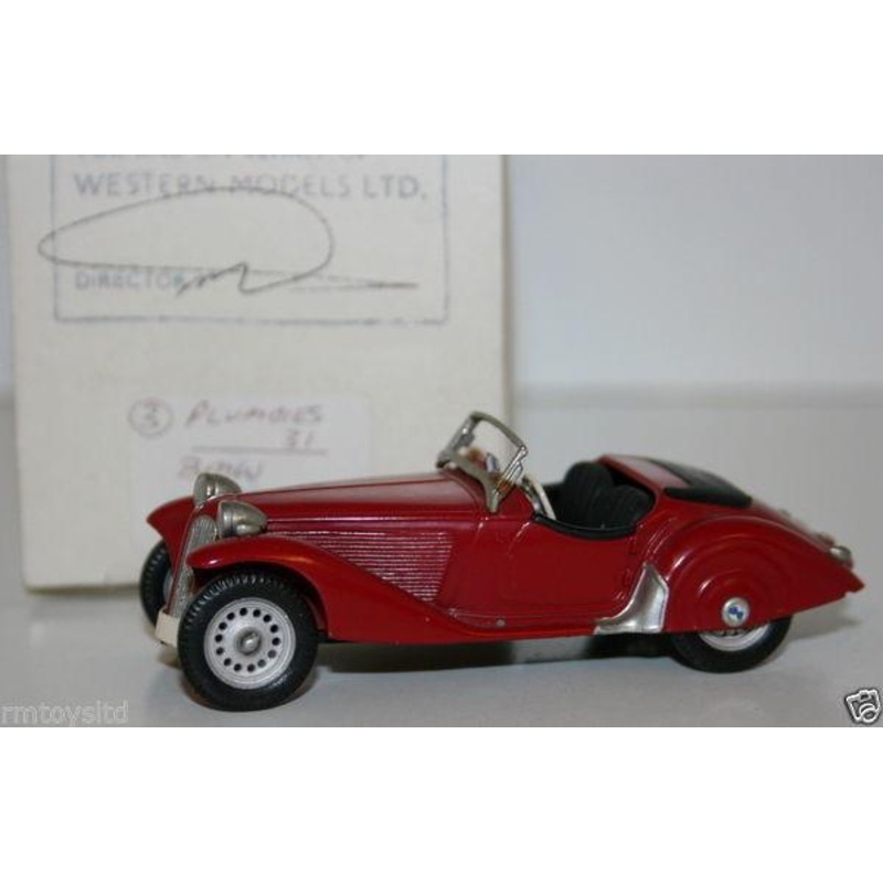WESTERN MODELS MIKE STEPHENS 1st PROTOTYPE - PLUMBIES - BMW 316 - RED