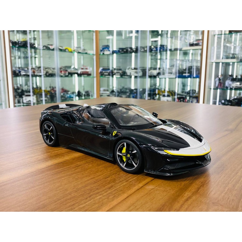 1/18 Diecast Bburago Ferrari SF90 Spider Signature Series black