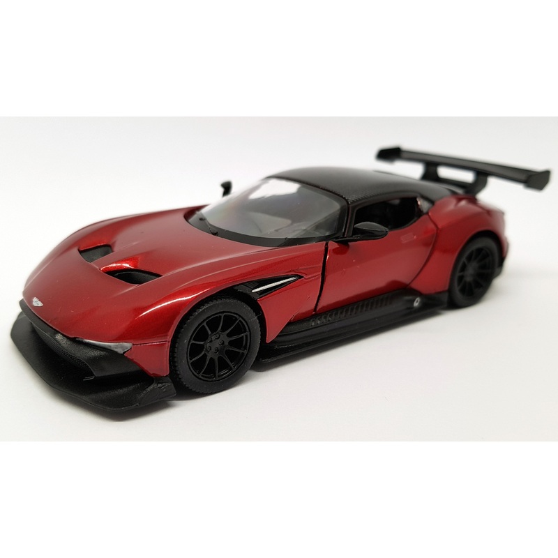 Aston Martin Vulcan - Red - Kinsmart Pull Back & Go Metal Model Car