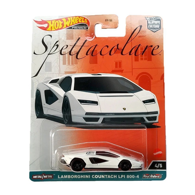 EXCLUSIVE Hotwheels Lamborghini Countach LPI 800-4 ( Blister open car mint condition)