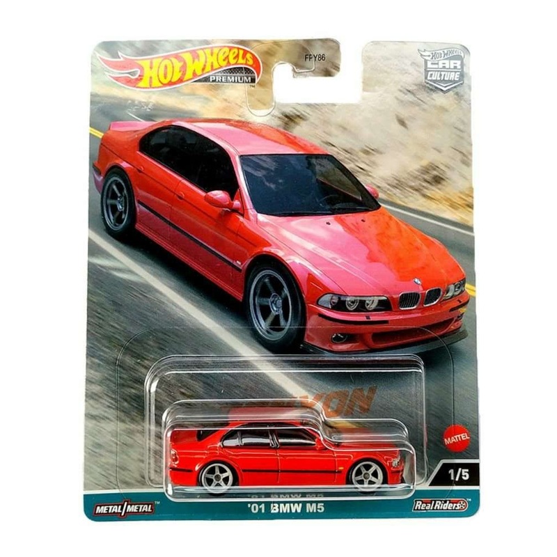 Hotwheels 01 Bmw M5 Canyon Warriors Imported Premium 1:64