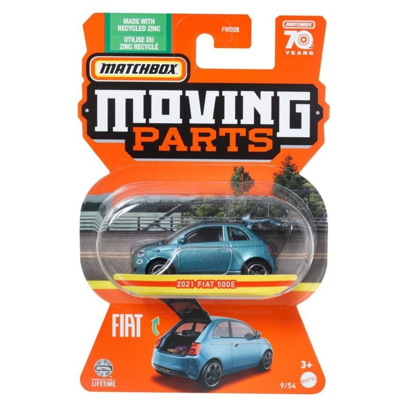 Matchbox Exclusive 2021 Fiat 500E