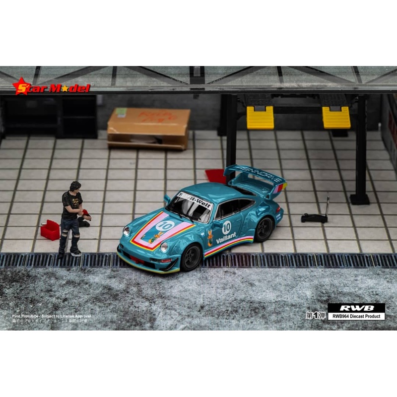 Star Model 1/64 RWB964 GT Wing Green Valiant