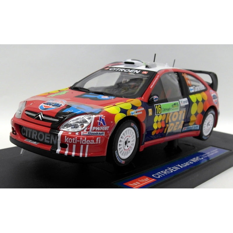 Sunstar 1/18 Scale Diecast - 4422 Citroen Xsara WRC Rally Acropolis 2006