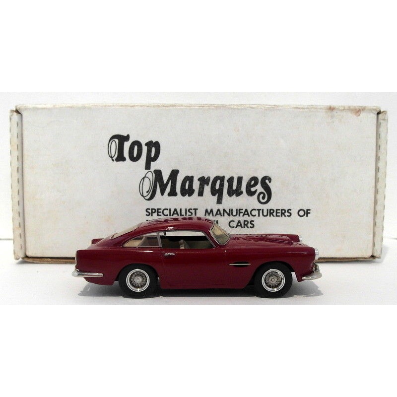 Top Marques 1/43 Scale AML1 - 1958 Aston Martin DB4 S1 Coupe - Maroon
