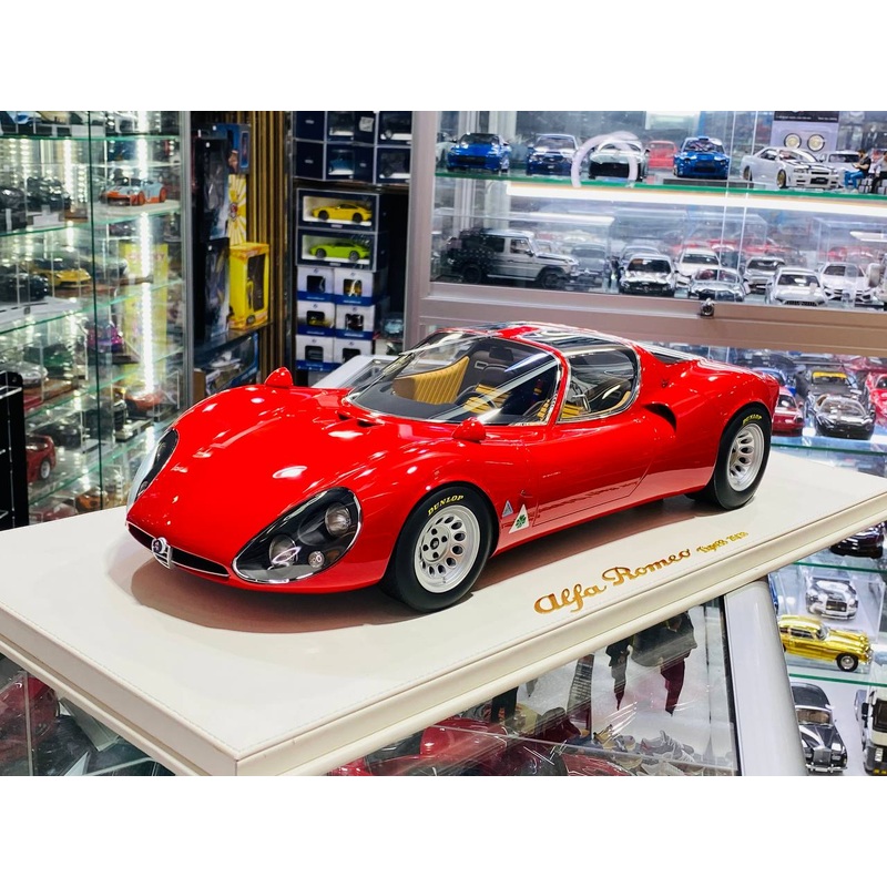 1/8 Resin DMH Alfa Romeo Tipo 33/2 Stradale Model Car - Mark Red (Limited Edition)