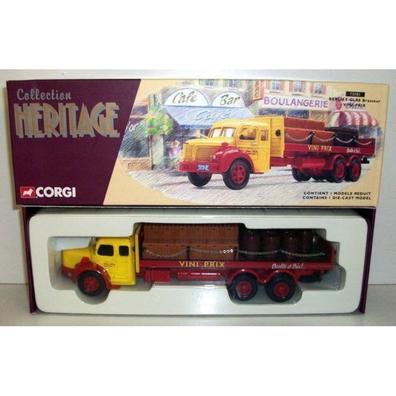 CORGI 1/50 - 73101 BERLIET GLR8 BRASSEUR - VINI-PRIX