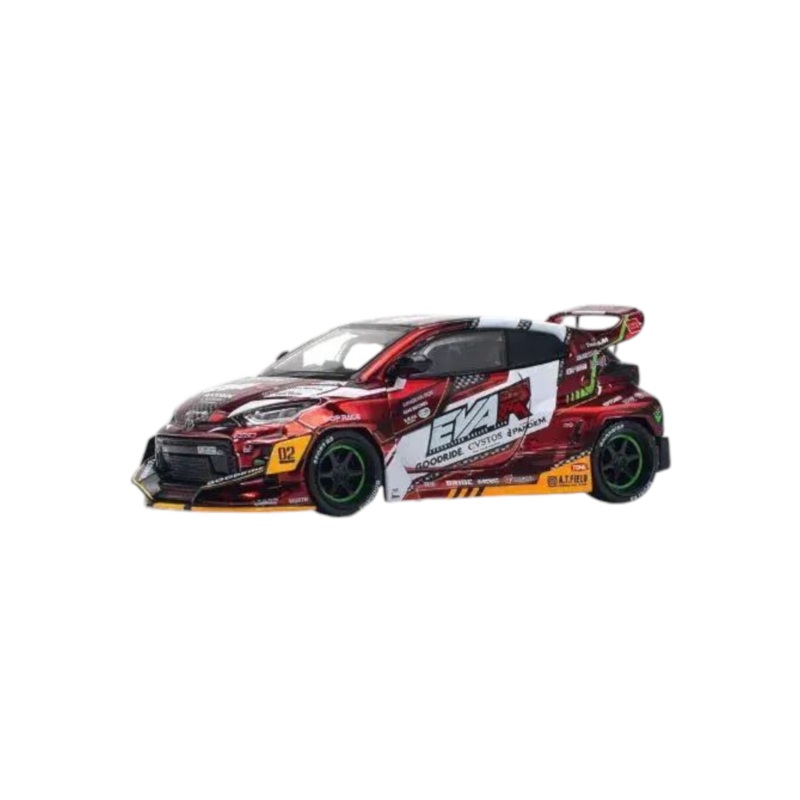 Pop Race PR64-126 Eva RT Production Model-02 Goodride GR Yaris 1:64 Scale