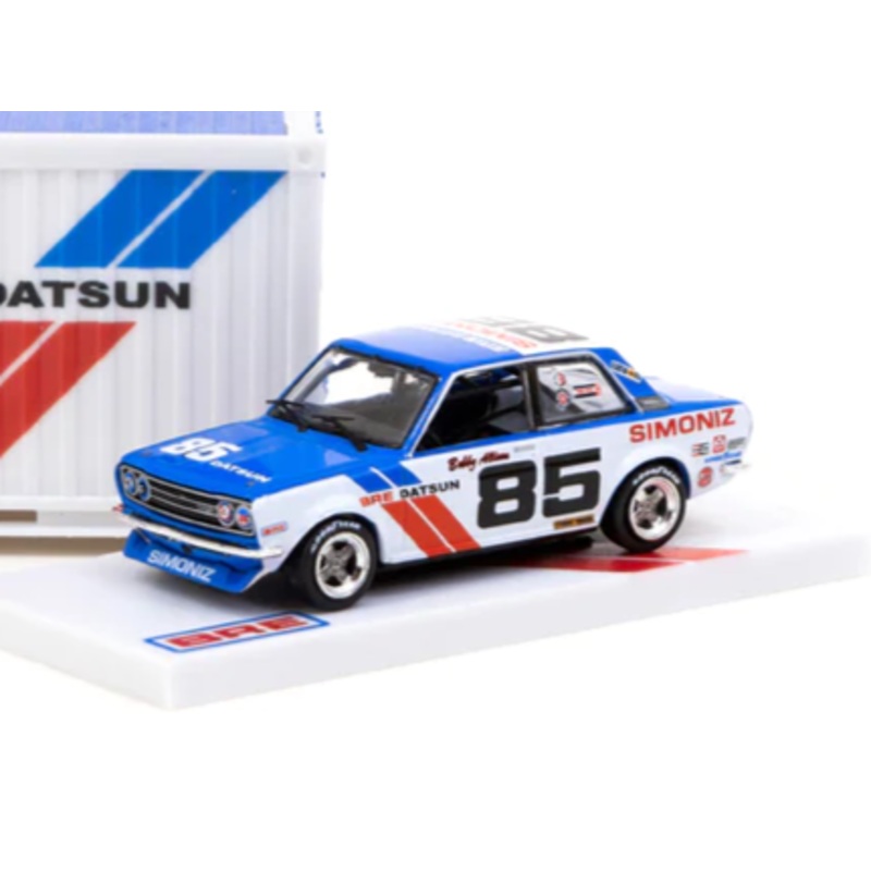 Tarmac Works 1/64 BRE Datsun 510 Trans-Am 2.5 Championship 1972 #85  With Container