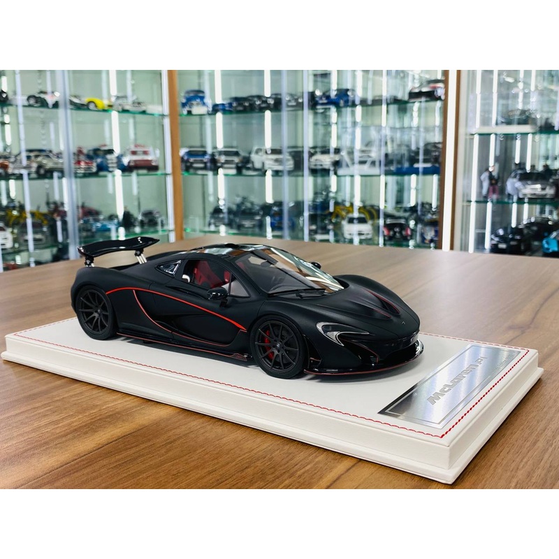 1/18 Resin Model Dino McLaren P1 Satin Black - Limited 30 pcs