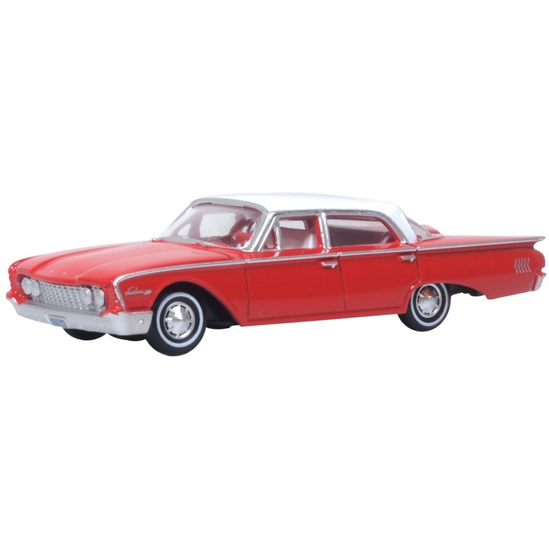 1960 Ford Fairlane 500 Town Sedan Monte Carlo Red/Corinthian White