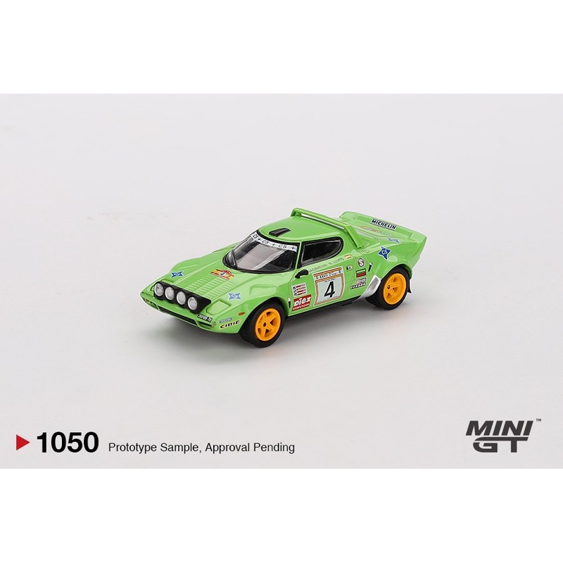 [ETA:  Nov 2025 ] Mini GT 1/64 Lancia Stratos HF #4 1979 Spanish Rally Champion