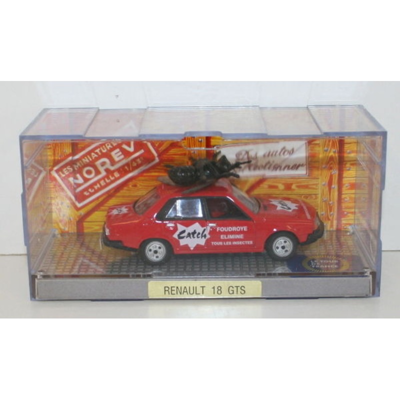 NOREV 1/43 SCALE - RENAULT 18 GTS - CATCH FOUDROYE ELIMINE