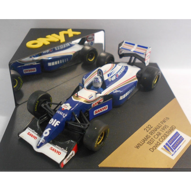 Onyx 1/43 Scale - 232 WILLIAMS RENAULT FW16 TEST CAR 1995 DAVID COULTHARD
