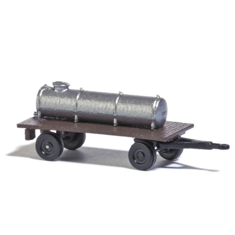 Trailer with barrel